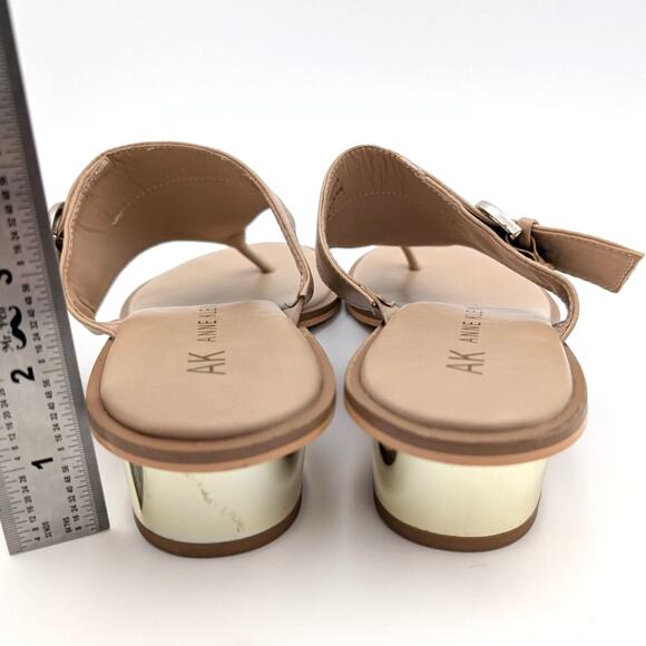 Anne Klein Tamsen Buckle Slide Sandal Women's Biscotti Size US10M EU41 - Picture 5 of 10